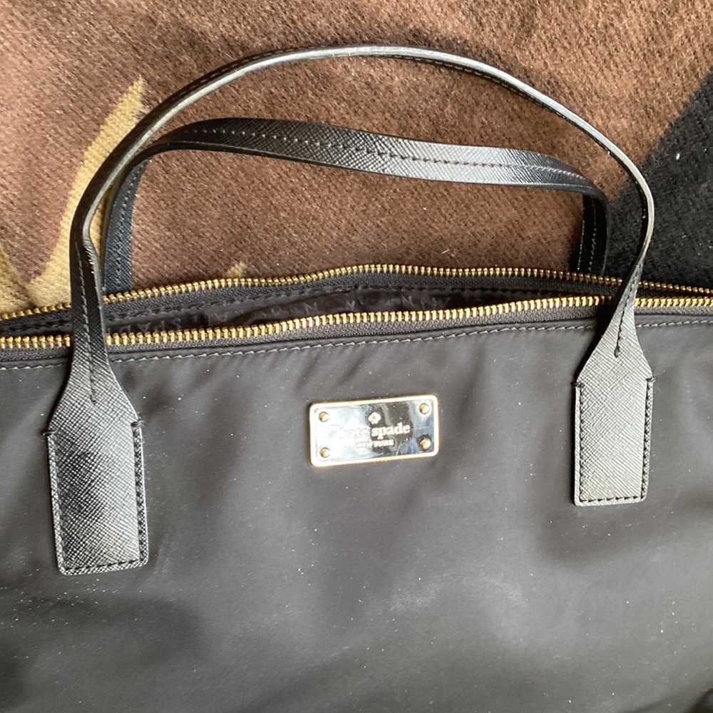 Kate Spade nylon brief double pocket computer bag - Picture 2 of 6